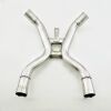 Mistral MG V11 středový kompenzátor s lambda napojením satin